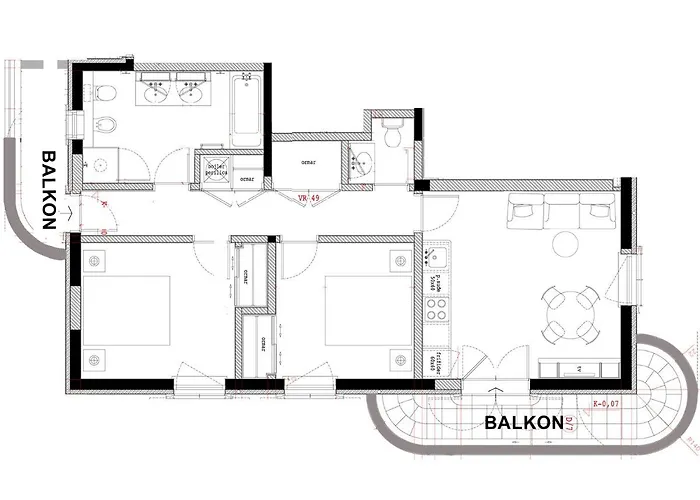 Appartamento Modern For 4 Persons, Sea View, Near The